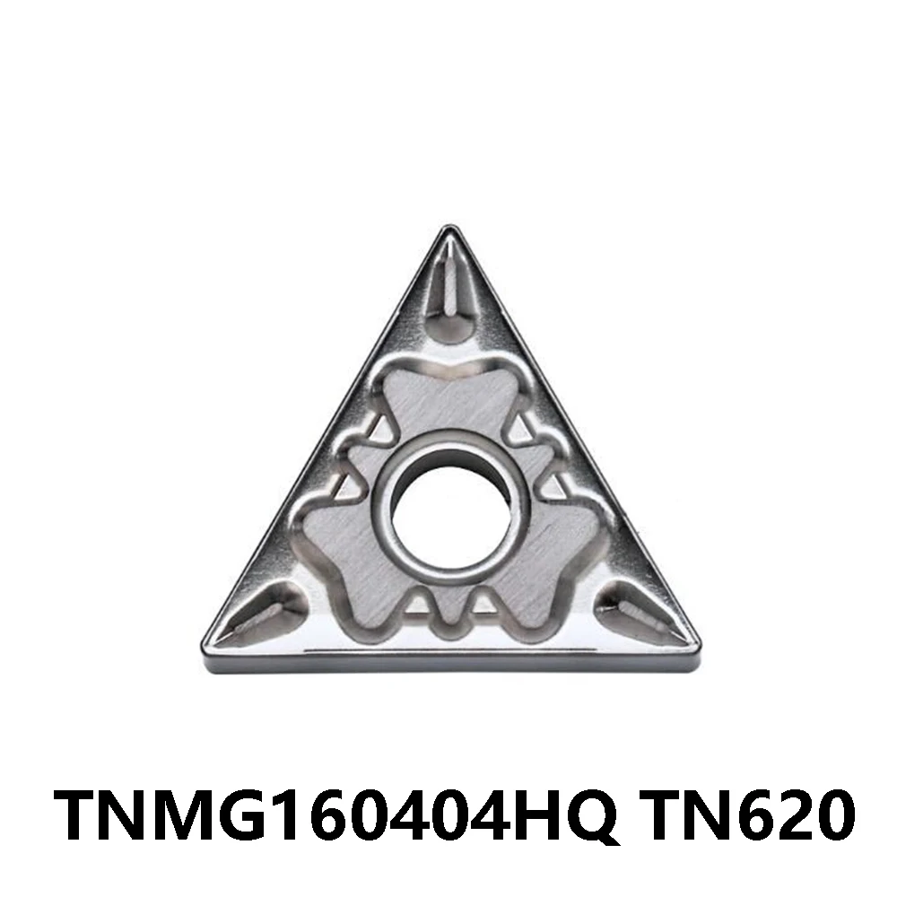 TNMG331HQ Оригинал TNMG 160404 ТНМГ HQ 60 ° Лезвие TN620 Твердосплавные вставки Токарный станок