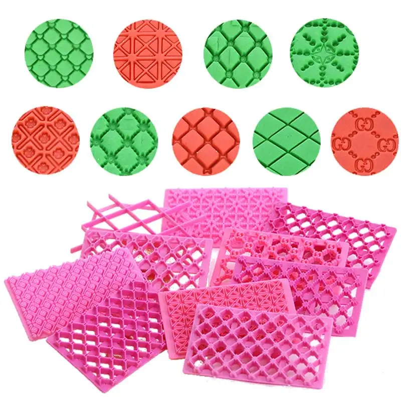 

Fondant Embosser Stamp Mold Pastry Flower Cookie Cutters Kitchen Baking Decorating Cake Design Bakery Accessories Biscuit Tools
