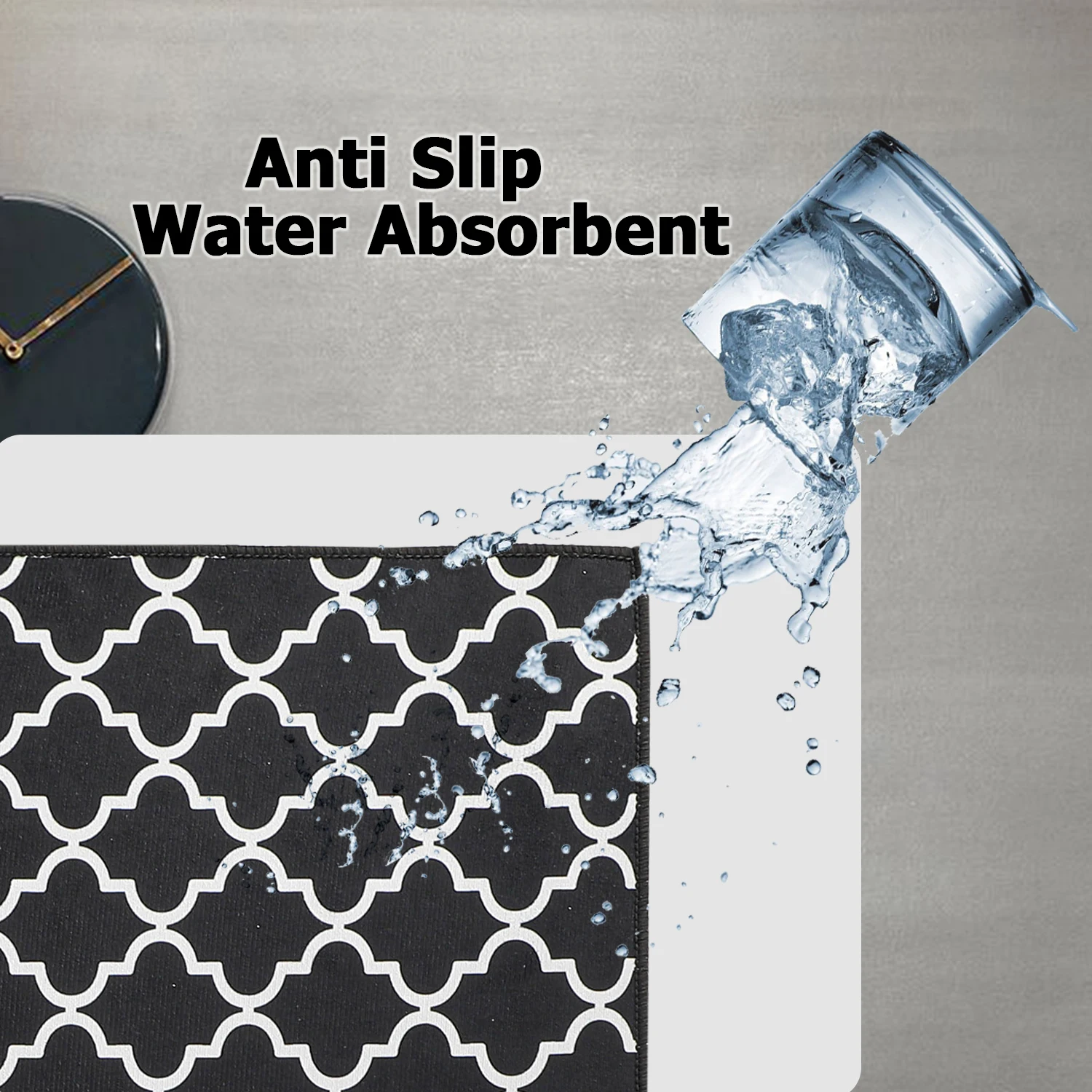 Нескользящий кухонный коврик моющийся длинный ковер для входной двери прихожей