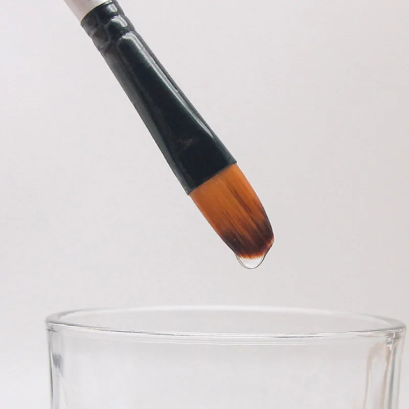 12 шт. нейлоновые кисти для рисования с деревянной ручкой |