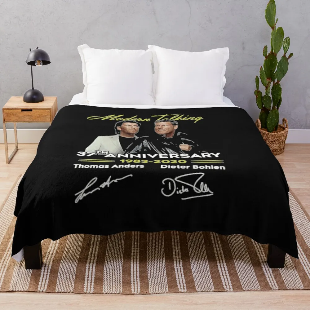 

Vintage Modern Talking Throw Blanket Luxury Thicken Blanket