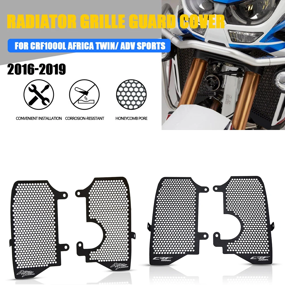 Motorcycle Radiator Grille Cover Guard Protector For Honda CRF1000L Africa Twin/ CRF 1000 L ADVENTURE Sports 2016 2017 2018 2019