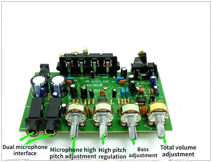 

AC/DC 12V Power Amplifier Board Speaker Built-in Board Finished Board TDA8946 Chip Dual Channel 15W