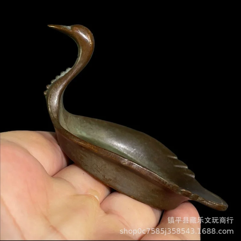 Антикварная оптовая продажа кисть для письма Маленький лебедь шайба держатель