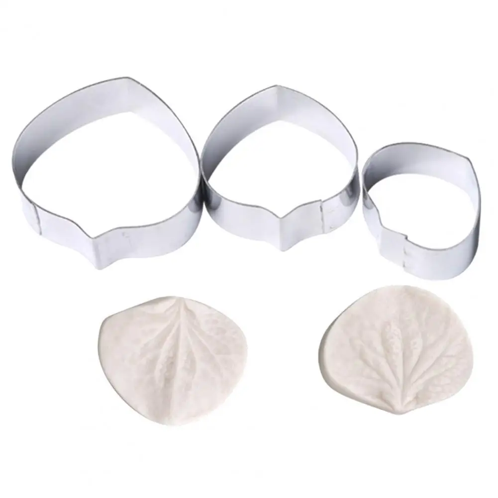 

5Pcs/Set Cutter Mould Useful Pastry Donut Candy Mold Leaf Flower Pattern Easy to Demold Fondant Cutter