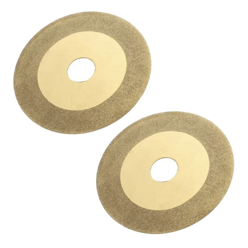 

2X, 100 Mm Disc Wheel Diamond Wheel Sharpening To Cut Golden