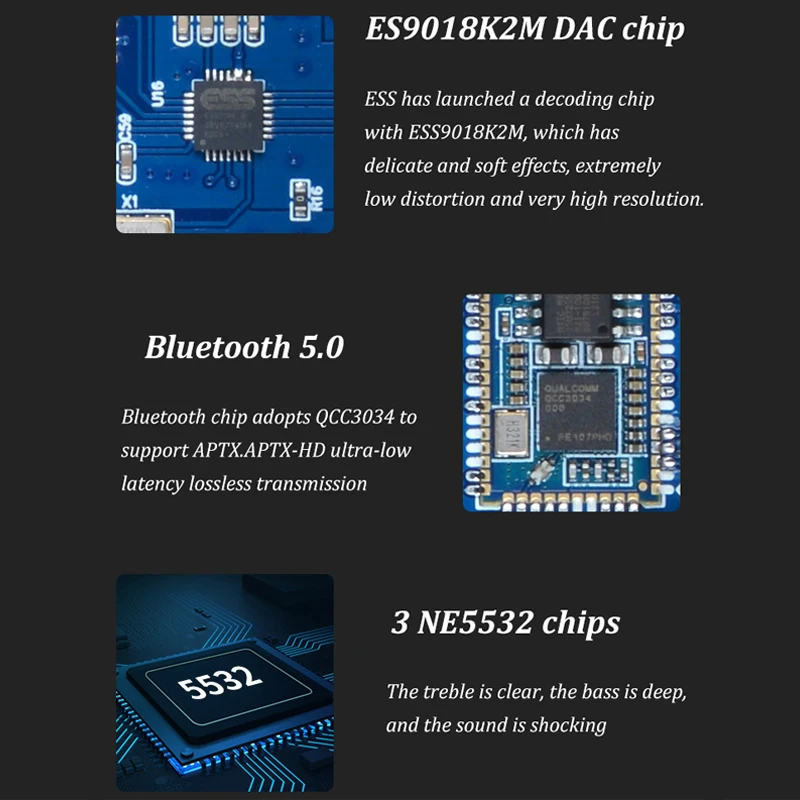 Усилитель наушников TRASAM Tube с USB DAC ES9018K2M предусилителем 24 бит/192 кГц Bluetooth 5.0 APTX-HD HiFi Audio Preamp Earphone AMP on.