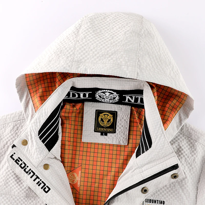 Мужская Модная Повседневная Одежда Ветрозащитная Водонепроницаемая Куртка Из