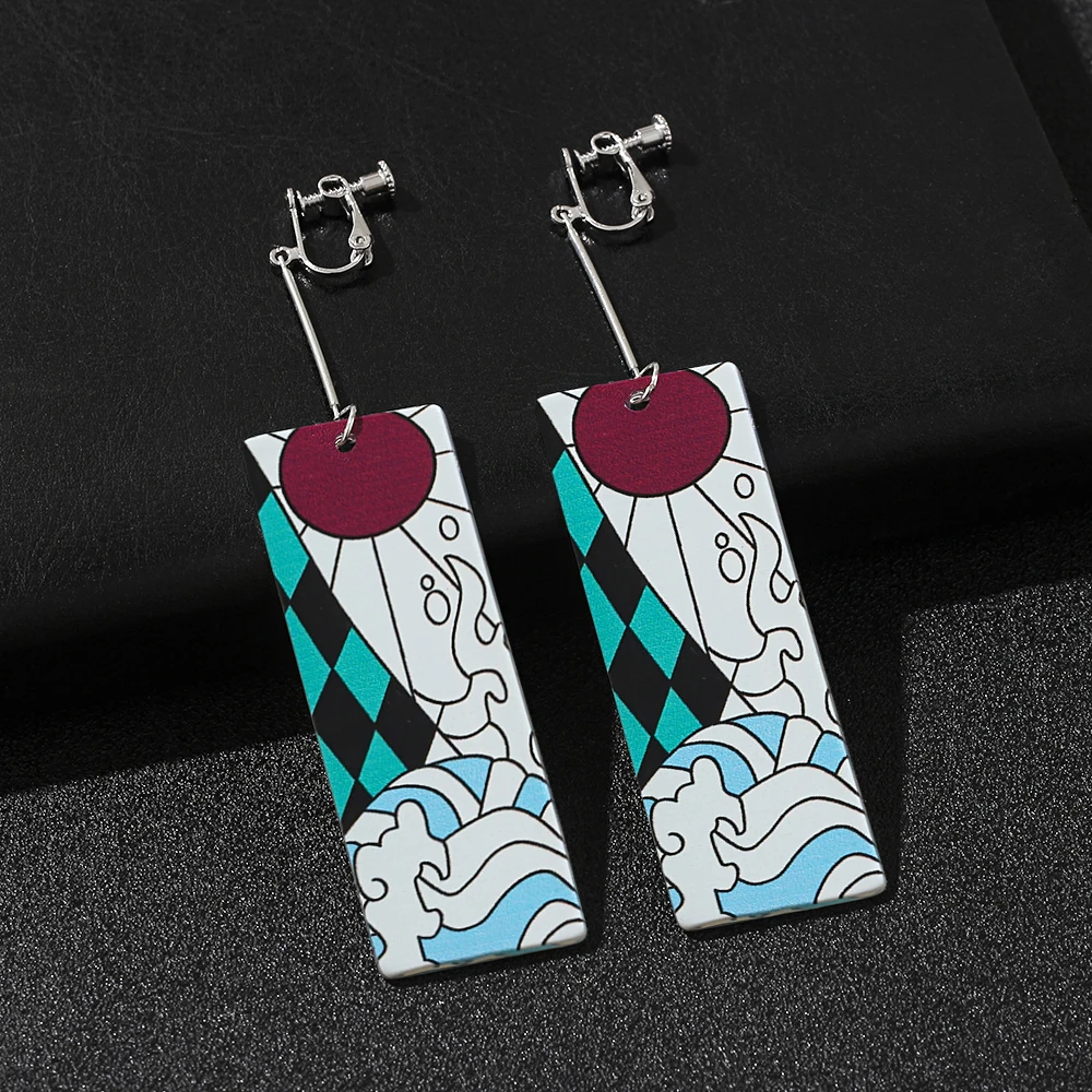 Акриловые серьги