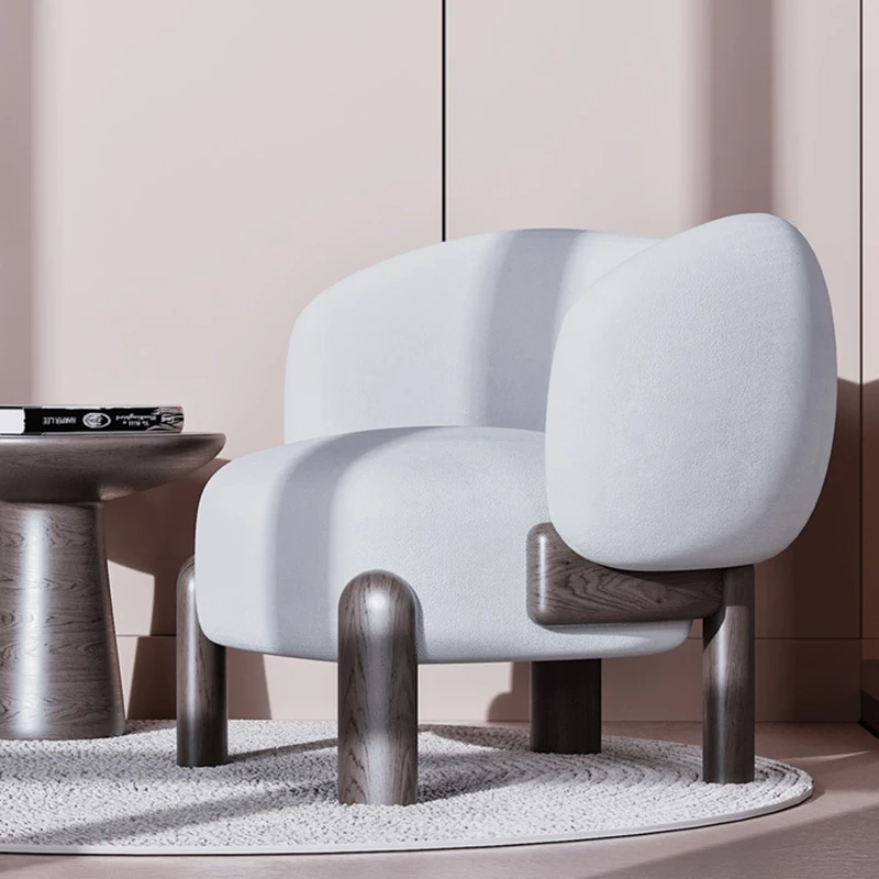 

Одноместный деревянный белый стул, современные дизайнерские подушечки для взрослых, модный пушистый стул, пуф, эргономичные кресла руководителя, мебель для салона, домашняя мебель