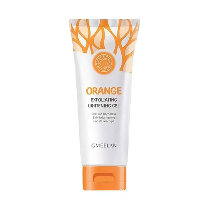 

Orange Exfoliate Whiten Gel 50g Gentle Exfoliator Shower Scrub Brightening Skin Cream Natural Body Scrubs Gel Scrub For Face