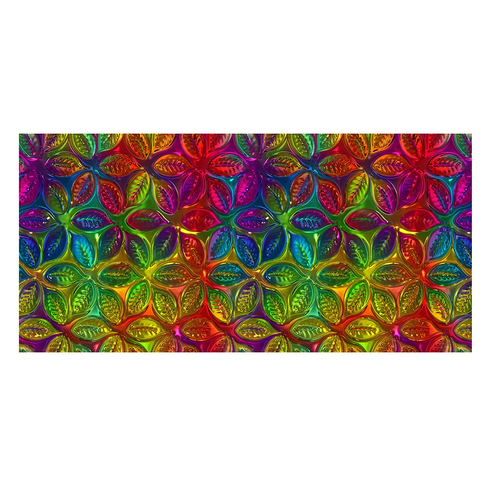 

Window Filmsticker Privacy Cling Static Decals Opaque 3D Frosted Rainbow Decorative Protection Bathroom Pvc Covering Decal Vinyl