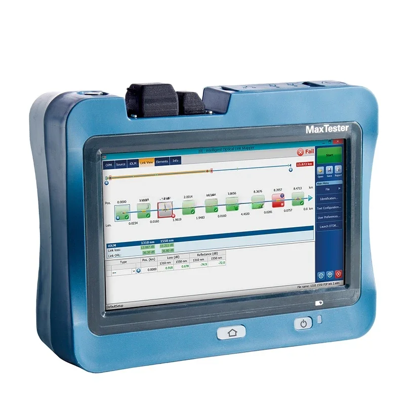 Лучшая цена715D OTDR MAX 715B 720C 730C Волоконно-оптический с IOLM SM1 SM2 1310 1550 1625 1650 нм MaxTester 715D