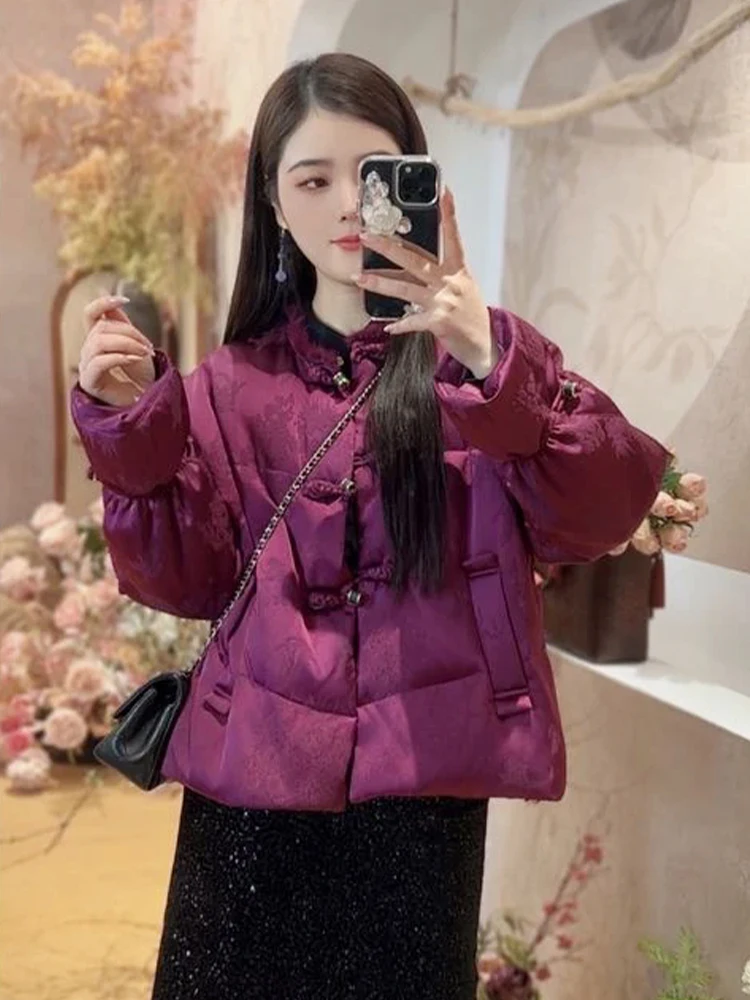 Маленькое женское платье в стиле ретро национальном среднего возраста плотная