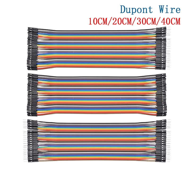 40-контактный разъем 10 см, 20 см, 30 см, 40 см Dupont Line «штырь-штырь» «гнездо-гнездо»