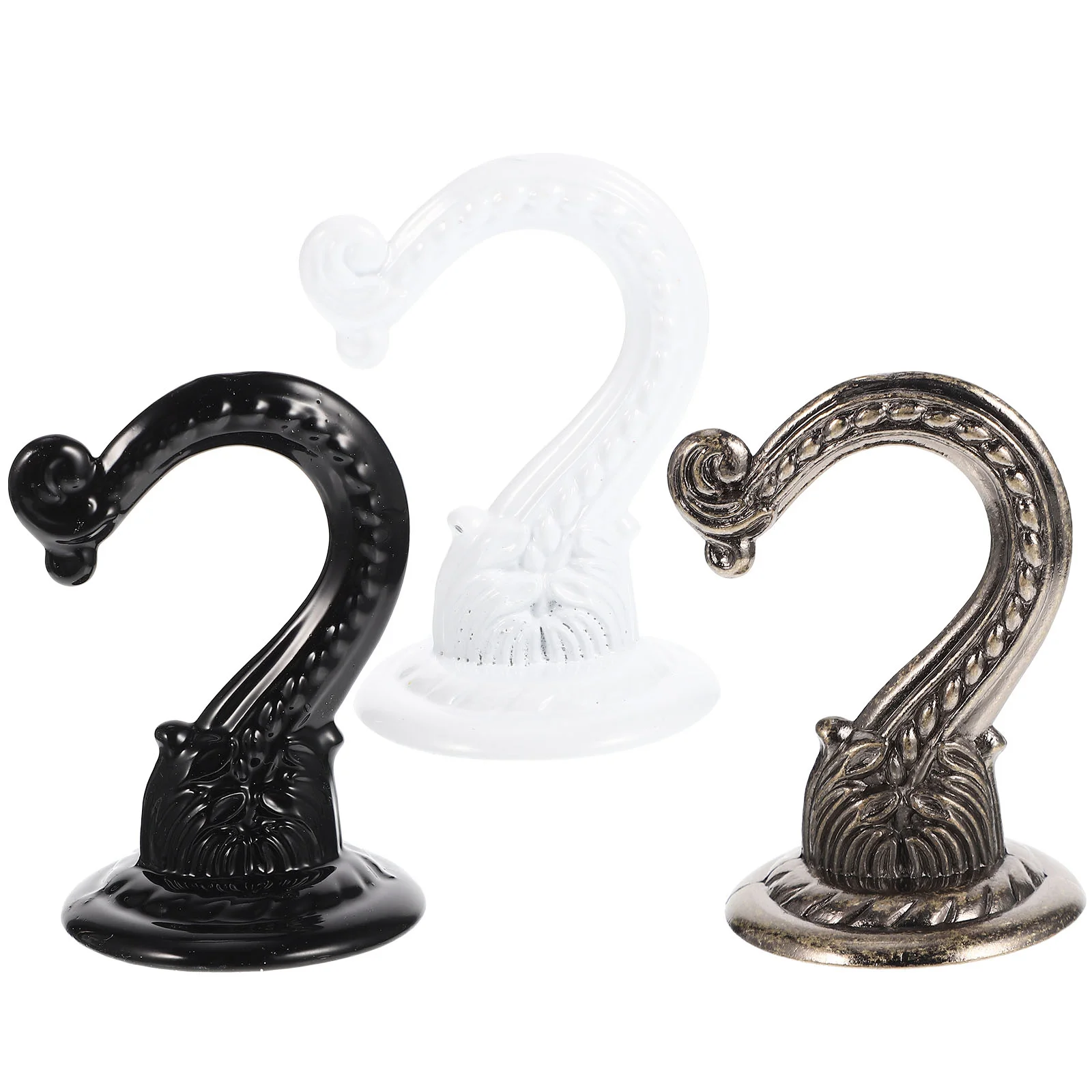 

Hook Hooks Ceiling Wall Hangingfixing Mountedscrewcontrolhanger Metal Orchidtowel Sundries Mountkitchen Coat Home