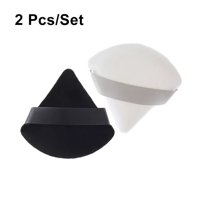 

Pcs Triangle Velvet Powder Puff Flours Mini Face Makeup Sponge Cosmetics Soft Cotton Face Powder Puff Washable Lightweight