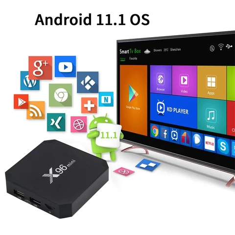 WYMECT X96 mini Android 10 ТВ-приставка черный 1 ГБ 8 ГБ