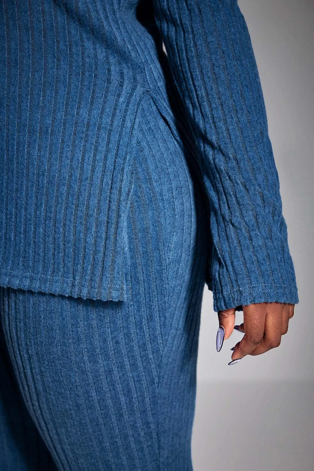 Комплект брюк и топа Royal Blue полиэстер размер плюс