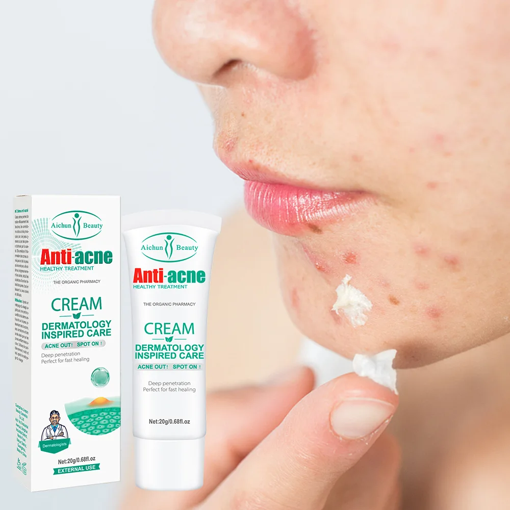 

Effective Acne Removal Cream Treatment Acne Scar Spots Oil Control Whitening Moisturizing Anti-Acne Face Cream Care