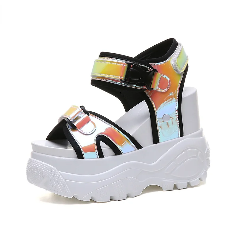 

Летние тапочки, сандалии, женская обувь, одежда для улицы, модные тапочки на танкетке, женская обувь на толстой подошве для женщин