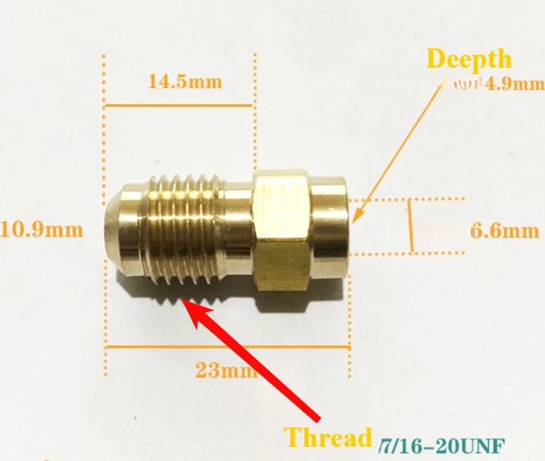 

45-градусный стандарт SAE, 1/4 дюйма, 3/8 дюйма, 1/2 дюйма, 3/4 дюйма, раструбная соединительная муфта для концевой подачи, латунный фитинг для труб, переходник для воды, газа, воздуха, топлива