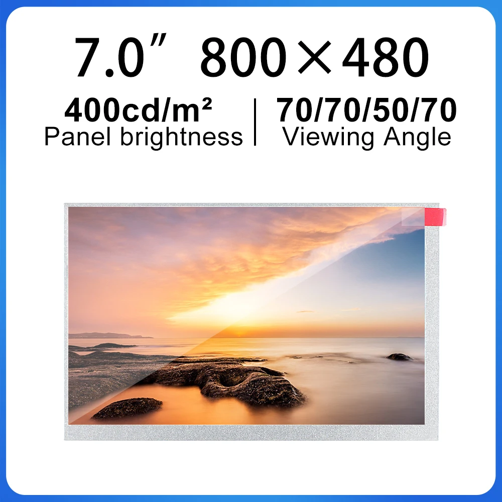 7-дюймовый ЖК-дисплей ips 800 (RGB) × 480 40-контактный модуль дисплея AT070TN83 V.1