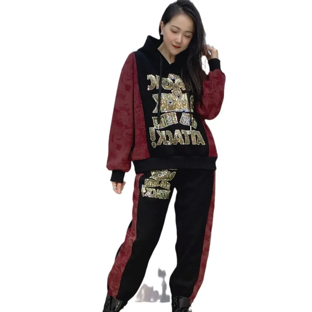 Утолщенный флисовый повседневный костюм женская одежда зимняя куртка с