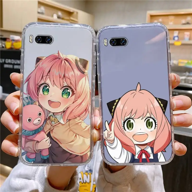 

Anime Spy X Family Anya Phone Case For Huawei Mate P10 P20 P30 P40 P50 Smart Z Honor 50 60 70 Pro Lite Transparent Case