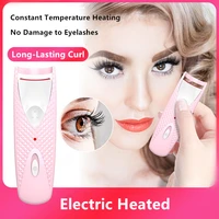 electric heated eyelash curler long lasting eyelash makeup tools eyelash curling tools makeup tools