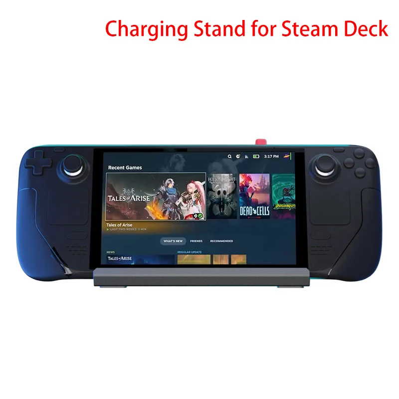 

Подставка для зарядного устройства для игровых консолей Steam Deck, подставка для зарядного устройства для геймпада Steam, аксессуары для контрол...