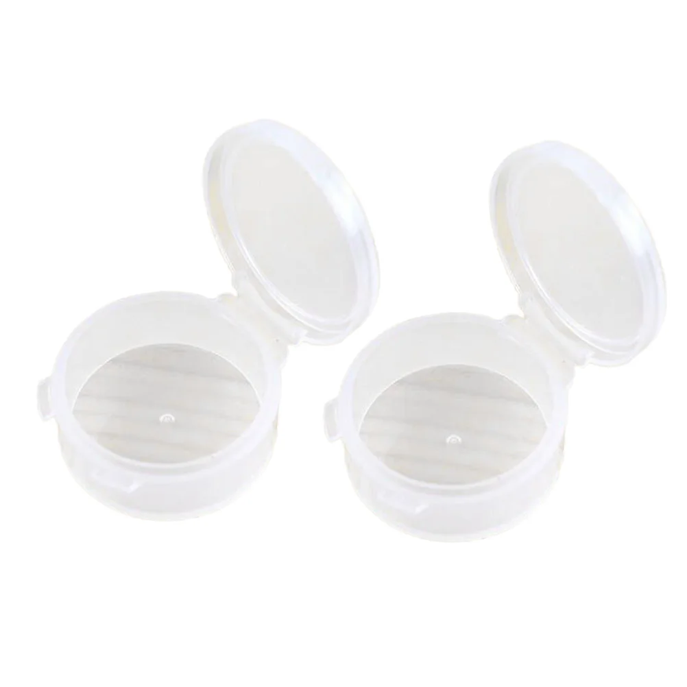 

Box Case Mini Storage Organizer Container Holder Daily Portable Swimming Ear Plugs Clear Earplug Travel Oil Liver Cod Plastic