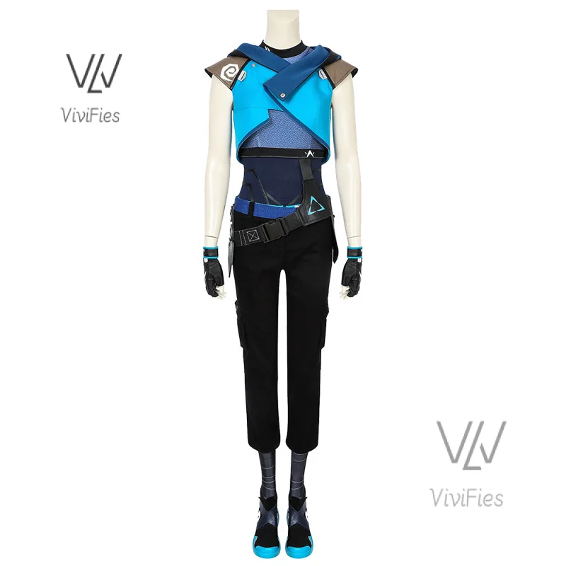 Jett косплей игра Valorant Cosplay【 XS-3XL 】 DokiDoki-R Женский костюм VALORANT размера плюс