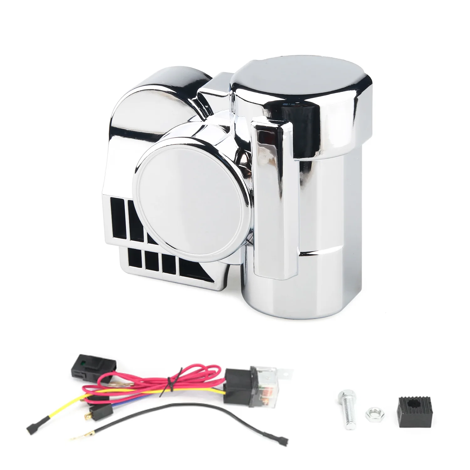 

Супер громкий автомобильный гудок 150 дБ 12 в звуковой сигнал поезда с реле для мотоцикла звуковой гудок для поезда для мотоцикла грузовика лодки пикапа