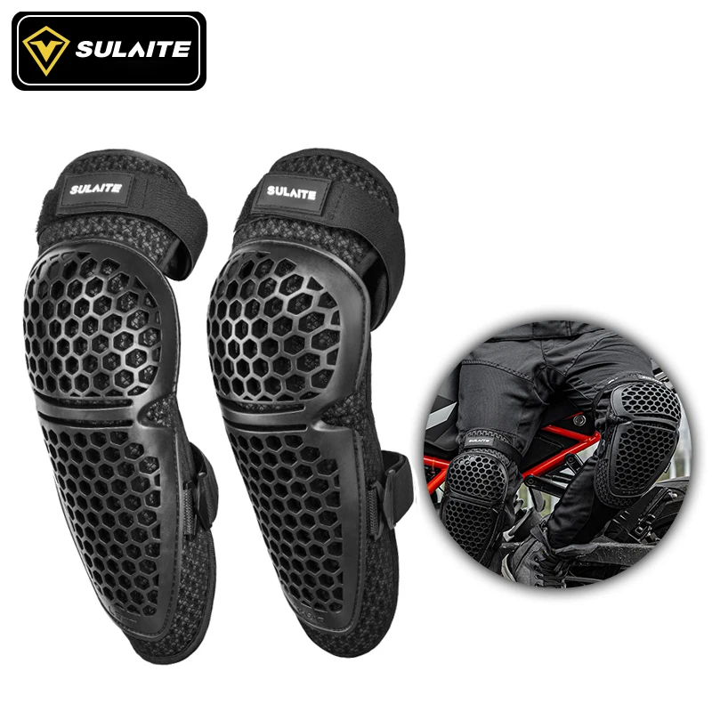 

Motorcycle Knee Pads Set Protector Equipment For Men Motocross Protective Gear Knee Guards Kneepad Racing Protection Moto Racing