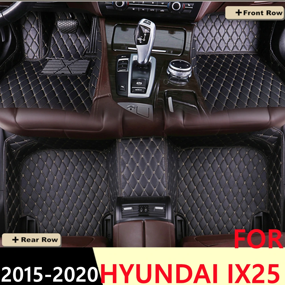 

Автомобильные коврики для HYUNDAI IX25 2015 2016-2020, водонепроницаемые, под заказ
