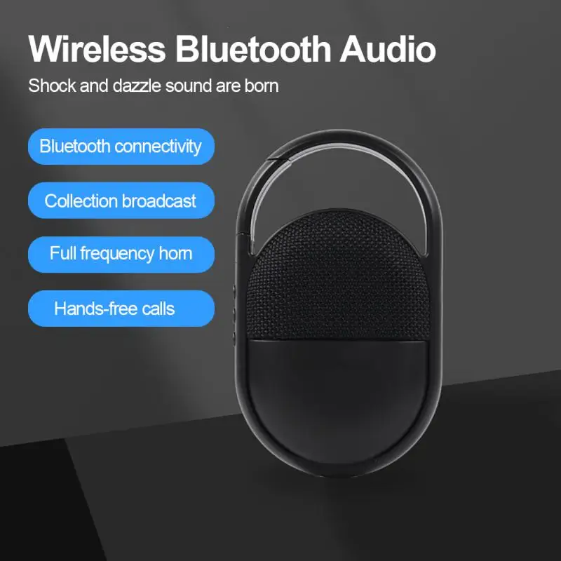 

Outdoor Speaker Black Hifi Sound With Mic Low Latency Portable For Camping Cycling Game Headphones 1000 Ma Type-c