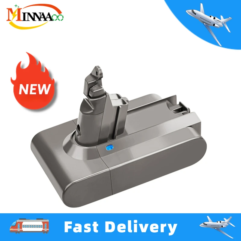 

Vacuum Cleaner Battery for Dyson V6 V7 V8 V10 11 Series SV07 SV09 SV10 SV12 DC62 Absolute Fluffy Animal Pro Rechargeable Bateria