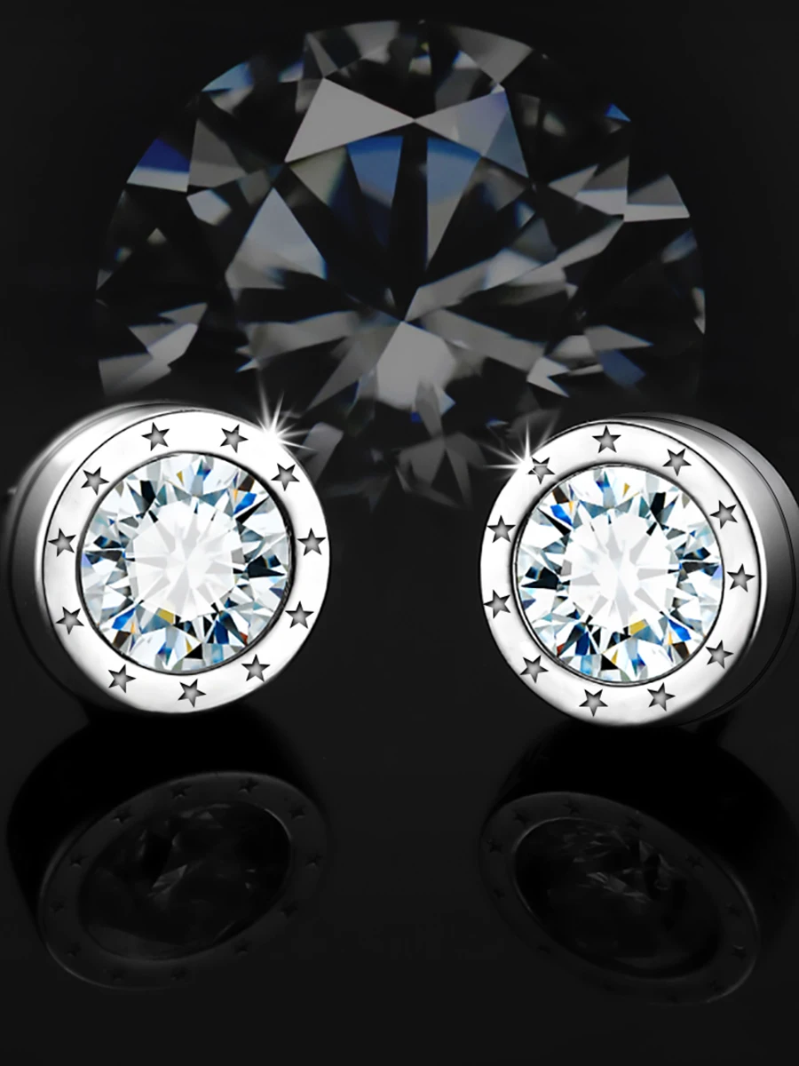 Качественные серебряные серьги OEM мужские аксессуары стерлинговое серебро 925