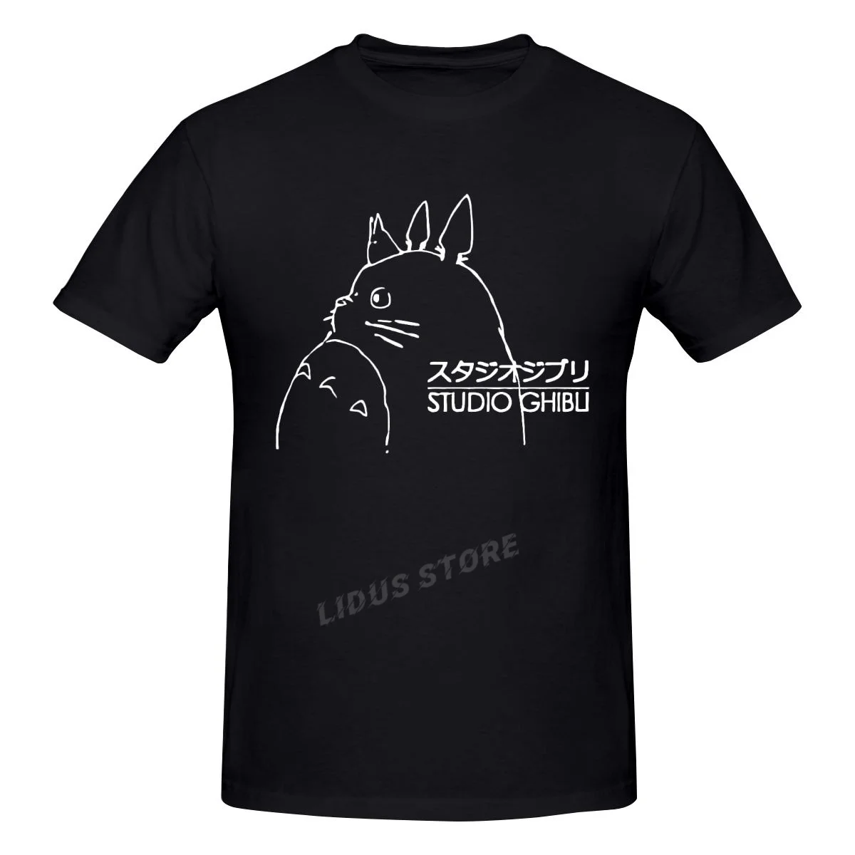 

Studio Ghibli T shirt Harajuku Clothing Short Sleeve T-shirt 100% Cotton Streetwear Graphics Tshirt Tee Tops