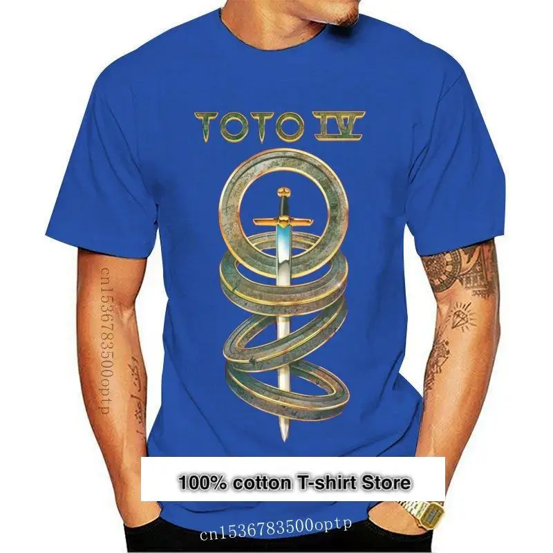 Camiseta negra de banda de Rock clásica para hombre, S-3XL Popular TOTO IV, novedad de 2021