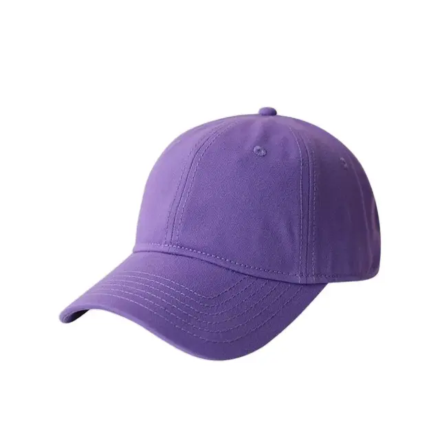 Plain Snapback Hat Cap for Big Head Blank Cap Cotton Wash Soft Top Baseball Cap (55-60cm/60-65cm) Spring/Summer 2023 Cap 2