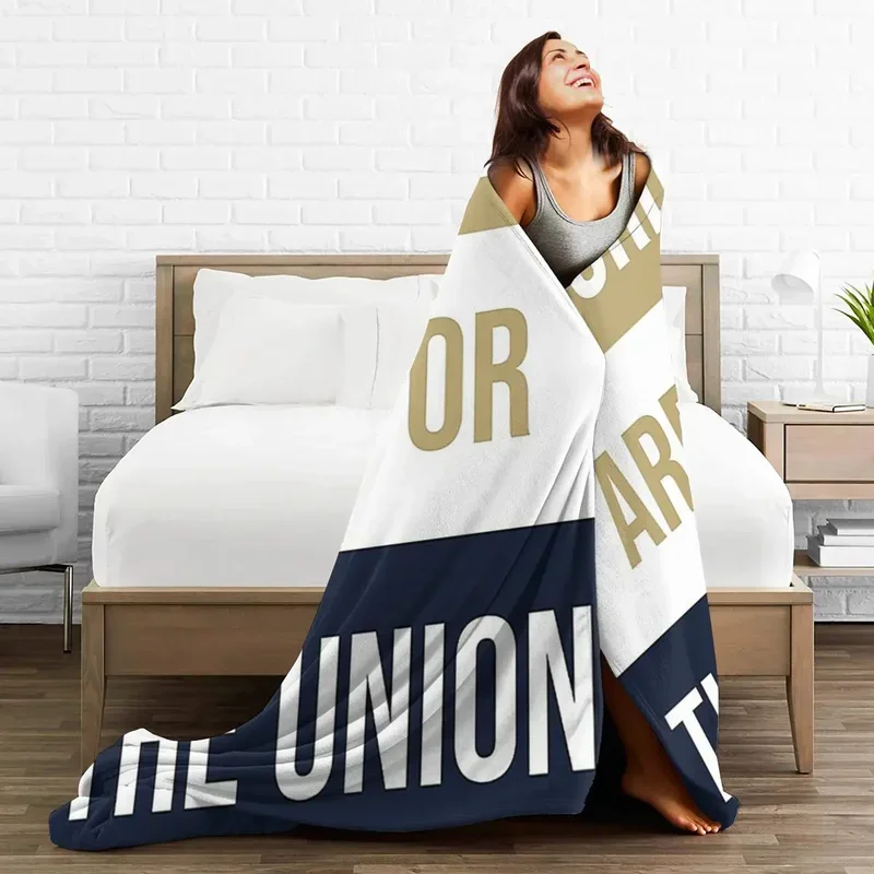 Одеяло Union мягкое теплое Фланелевое покрывало кровать для суббота пикника