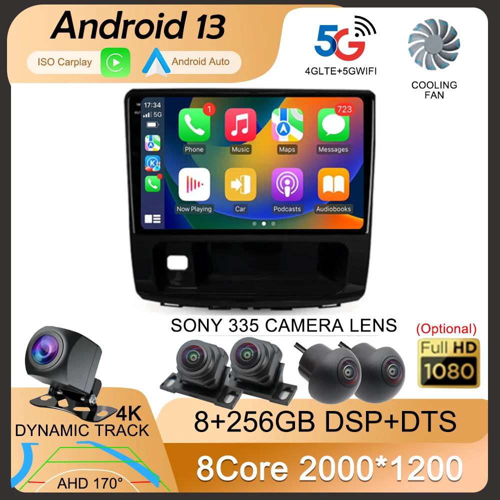 Android 13 Carplay Auto для GREAT WALL Haval H9 2014 2015-2020 навигация GPS мультимедийный плеер стерео без