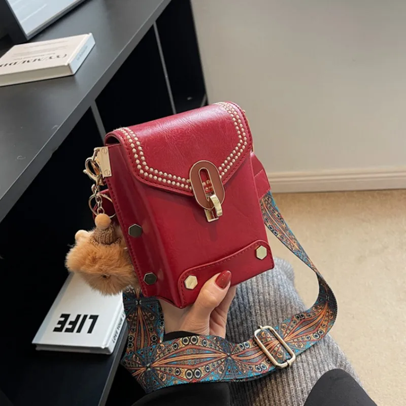

Flap Shoulder Crossbody Messenger Bag Underarm Bag 2023 Fashion Women's Luxury Brand Handbags Purses PU Leather Casual Lady Stri
