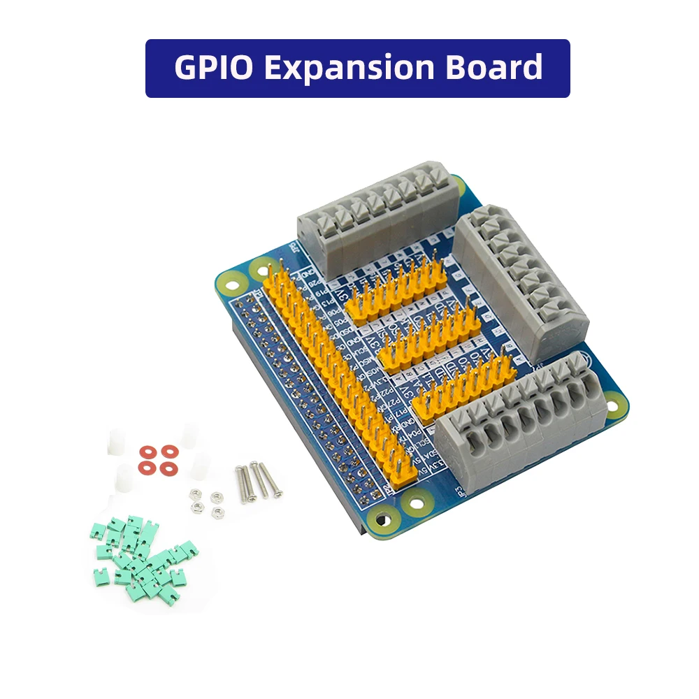 

Raspberry Pi 4 Model B GPIO Expansion Board Adapter Module for Robot DIY Experiment Test for Pi 4B 3B+ 3B Orange Pi PC 4 LTS