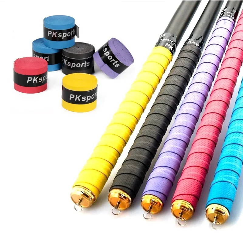 

4/6 Pack Tennis Racket Anti-Slip Sweat Absorbing Silk Racket Badminton Grip Racket Grip Sweat Absorbing Band Thermal Sports
