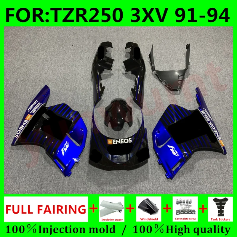 

Motorcycle full Fairings Bodywork Kit fit for TZR250 3XV 1991 1992 1993 1994 TZR 250 91 92 93 94 fairing kits set black blue