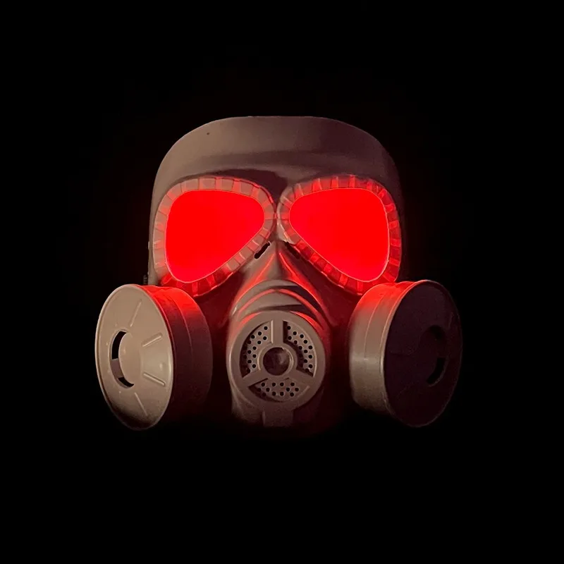 Женская маска оригинальные очки с подсветкой на все лицо модель газовой