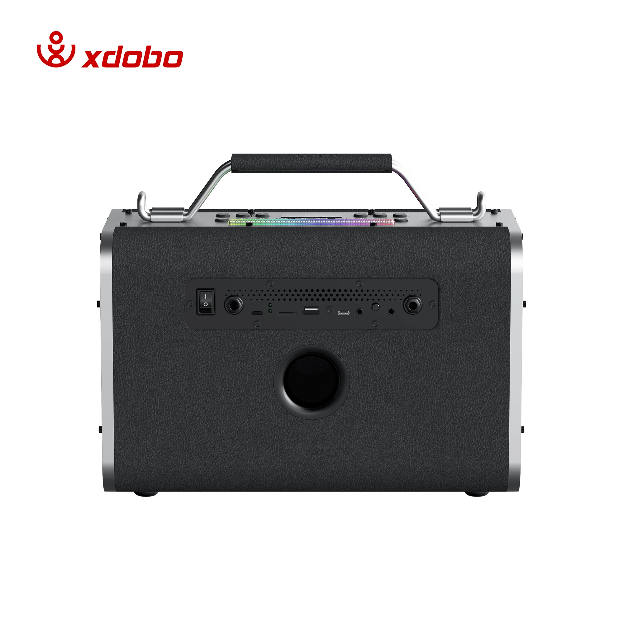 Портативная колонка XDOBO BMTL Bold Pro 200W с мощным звуком, глубокими басами, беспроводная, для вечеринок на открытом воздухе и караоке, с 2 микрофонами для караоке. (art.: 3920dc3362865) - 3920dc3362865